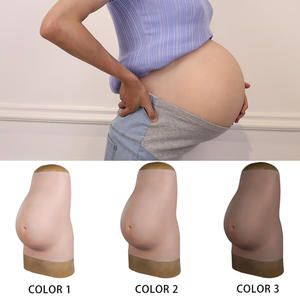 Drag Queen Silicone Réaliste Artificielle Belly Bend Grossesse Vraie Peau Perfect Cosplay Gear Ladyboy Sissy Men - Product Image 4
