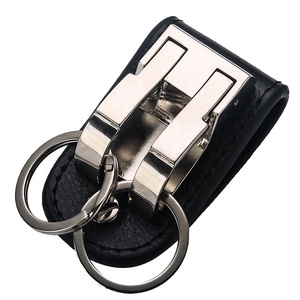 Portachiavi da <span class=keywords><strong>uomo</strong></span> in vita da <span class=keywords><strong>uomo</strong></span> all'ingrosso che appende portachiavi per <span class=keywords><strong>auto</strong></span> in metallo in vera pelle - Product Image 1