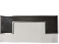 Diffuseur décoratif en acier inoxydable en nid d'abeille pour conduit de ventilation