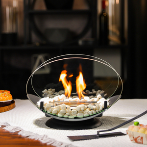TT-119 Mini Innoliving Fire Spin Tisch Kamin, Cheminée de table à bioéthanol, <span class=keywords><strong>Lampe</strong></span> à bioéthanol - Product Image 1
