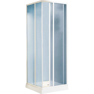 SMERALDA Cabine de douche coulissante 2 portes 68-80x68-80 Ap. 33-48 pour les petits espaces - Product Image 2