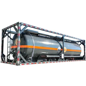 40FT petrol sulphuric acid polypropylene tank 20FT corrosive container