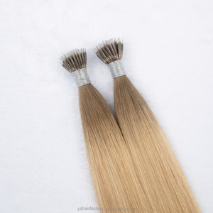 Extensiones de Cabello Rizado de Alta Calidad Yuanzhen con Anillo Nano, Extensiones de Cabello Ruso con Anillo Nano de Doble Trama, Extensiones de Cabello con Queratina - Product Image 3