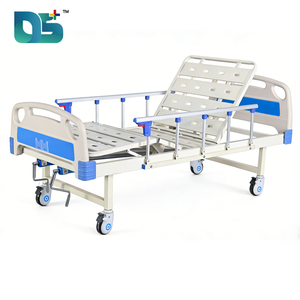 <span class=keywords><strong>Lit</strong></span> d'examen médical manuel réglable à 2 manivelles avec barre latérale relevable et trou pour pot, idéal pour les patients – Prix abordables - Product Image 5