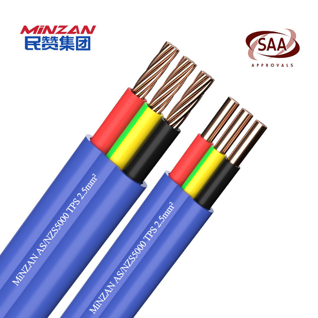 1.5mm 2.5mm 4.0mm Twin and Earth Wire Round Flat TPS Electric Cable