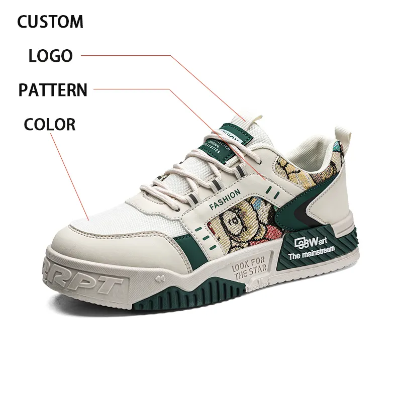 Nuovo Design di fabbrica 2024 scarpe con Logo del marchio personalizzato per gli uomini nuovi stili casual scarpe da ginnastica