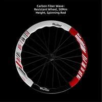 Vélo de route Muidler Ares S7 24 vitesses entièrement en carbone avec guidon drop-bar, axe traversant, transmission électronique, freins à disque hydrauliques, pour hommes et femmes
