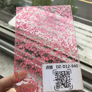 Sakura acrilico rosa per materiale pubblicitario piatti in plastica acrilica trasparente e colorata