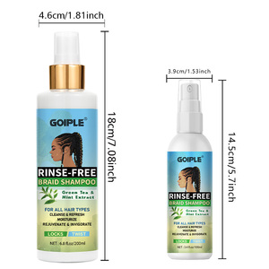 <span class=keywords><strong>Shampoo</strong></span> Spray OEM per Pulizia Trecce, Illuminante per Capelli, Senza Risciacquo, con Estratto di Tè e Menta - Product Image 2