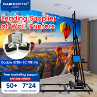 Mesin Printer Dinding UV 3D 5D Vertikal Double DX10 untuk Permukaan Kayu, Semen, Ubin, Kaca, dan Plester