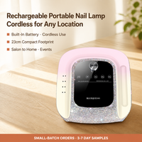 Lámpara y Taladro de Uñas con Certificación CE, 30 LED UV, 45000 RPM, Recargable, Equipo Profesional para Pedrería, 2 en 1, Suministro al por Mayor OEM