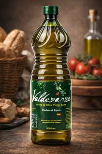 Aceite de Oliva Virgen Extra Valdezarza, Botella PET de 1L, Modelo 320, Premium Español, Prensado en Frío, 100% Puro, Para Cocinar, Venta al Por Mayor - Product Image 2