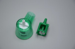 <span class=keywords><strong>Masque</strong></span> Venturi jetable en PVC de qualité médicale avec 2 diluteurs, transparent/vert – Offre Spéciale - Product Image 6
