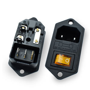 Interrupteur à douille en <span class=keywords><strong>laiton</strong></span> industriel AC-01 IP44/IP54 10A pour l'électronique, prise EU US AU UK SA - Product Image 2