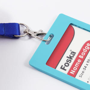 Suministros escolares Foska, paquete de 50, <span class=keywords><strong>Material</strong></span> de poliéster de alta calidad, cordón colorido ligero separable <span class=keywords><strong>para</strong></span> <span class=keywords><strong>etiquetas</strong></span> de <span class=keywords><strong>nombre</strong></span> de Estudiante - Product Image 5