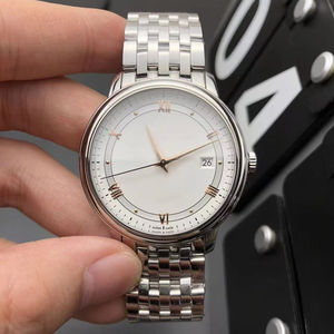 Luxury Fashion Ultra-Thin Classic Unisex Automatic Mechanical Watch 41mm Stainless Steel Sapphire Crystal Pointer <b>Calendar</b> 10 - Product Image 1