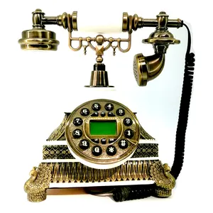 Antique Design Wooden Home Telephone Sets Vintage Old Telephone