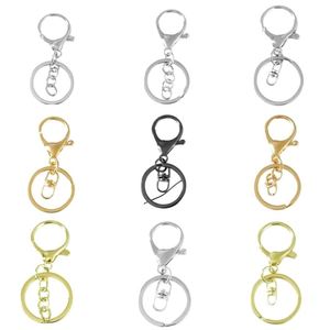Porte-clés en aluminium biodégradable écologique de haute qualité, ensemble de trois pièces, léger, pendentif DIY plaqué or - Product Image 2