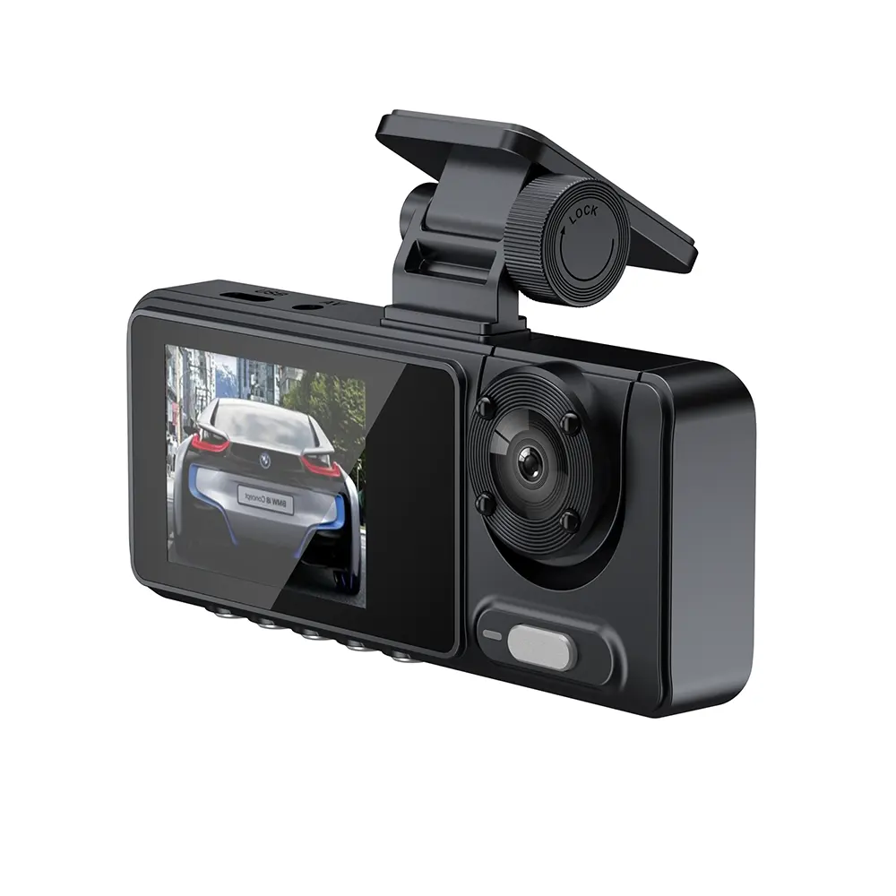 Vente chaude FHD 1080p Wifi écran tactile avant et arrière App contrôle tableau de bord voiture DVR enregistreur voiture caméra Dash Cam boîte noire