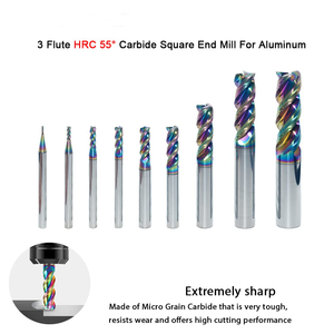High Quality DLC <strong>End</strong> <strong>Mill</strong> 3 Flute Square Milling Cutter for Non-Ferrous Materials - Product Image 2