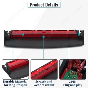Luz de freno de montaje alto para Audi A5 S5 8T0945097B, lámpara LED de señal de advertencia trasera para modelos 2012-2016 - Product Image 4