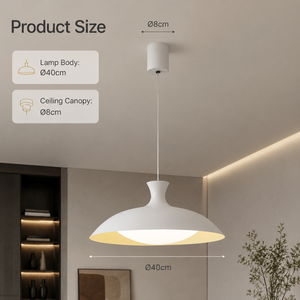 Modern Metal <b>LED</b> Pendant <b>Light</b> Remote Dimmable Tricolor 12W 40cm <b>For</b> Dining <b>Room</b> Living <b>Room</b> Bedroom Home Indoor - Product Image 4