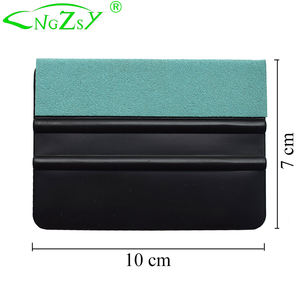 Raclette de voiture en vinyle sans rayures Grattoir en feutre de daim Film en fibre de carbone Autocollants de voiture Décalque Installer Lavage Outils de nettoyage A34 - Product Image 3