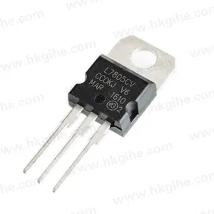 Daftar bom asli Regulator tegangan LM7805 L7805 5 V sirkuit terpadu Chip IC komponen elektronik