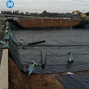 Bâche en géomembrane de polyéthylène HDPE haute résistance 0,35 mm-2 mm pour bassins piscicoles et revêtements de barrages - Product Image 2
