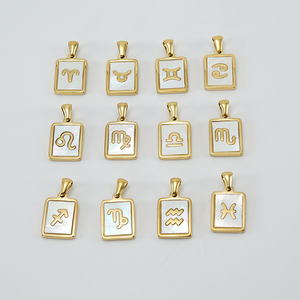 Collana Vintage con Ciondolo Zodiacale a 12 Costellazioni, Placcata in Oro PVD, Gioiello <span class=keywords><strong>Oroscopo</strong></span> in Acciaio Inossidabile per Ragazze - Product Image 4