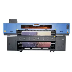 Groot Formaat Heavy-Duty Roll-To-Roll Polyester Textiel Printing Sublimatie Printer Voor Dunne Sublimatie Papier Afdrukken