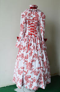 ชุดราตรียาวสไตล์โรโคโคสำหรับสตรีในศตวรรษที่18th เดรสสไตล์อนิเมะชุดเดรสวินเทจพิมพ์ลายสไตล์วิคตอเรียนยุค S-5XL - Product Image 4