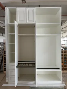 Hochwertige Schlafzimmer Schrank möbel Massivholz Kleider schrank mit Schubladen