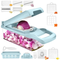 Hete Verkopende Keuken Gadget Groente Spiralizer Shredder Handmatige Groentechopper Cutter Aardappel Ui Mandoline Groentesnijder