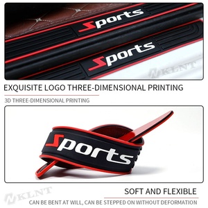 Kelenate universel PVC voiture accessoires pare-chocs arrière <span class=keywords><strong>seuil</strong></span> protecteur plaque bande <span class=keywords><strong>porte</strong></span> <span class=keywords><strong>seuil</strong></span> plaque seuils protecteurs voiture autocollants - Product Image 5