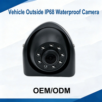 Caméra de recul Full HD 1080P AHD pour véhicule, étanche IP68, caméra de sécurité intérieure/extérieure, câble aviation 4 broches, pour flotte et assurance