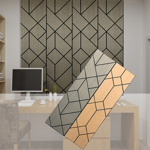 Kasaro Giá cả hợp lý phân vùng công trình xây dựng vật nuôi + Veneer Bảng điều chỉnh nội thất cách âm gỗ ốp tường - Product Image 1