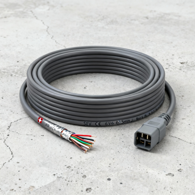 Shockproof Anti Interference Signal Swiss Industrial Automation and Robotics Applications Rvv Rvvp Power Cables