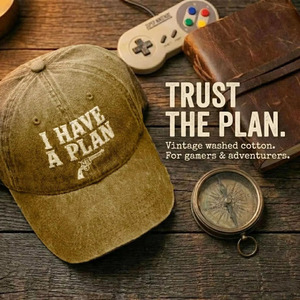 SFPJTL Gorra de Béisbol Divertida con la Frase 'I Have a Plan', Ajustable, Lavada, 100% Algodón, 6 Paneles, Importada, Regalo Único para Hombres - Product Image 3