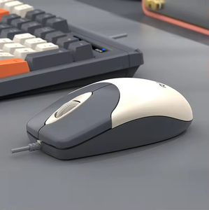 Customized Fashion Business Tri Color Wired USB R903 Waterproof 1600 DPI <b>Keyboard</b> and Mouse Set for Office Gaming - Product Image 5