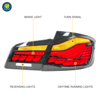 YU GUANG pour BMW série 5 LED Dragon échelle Style feu arrière feux arrière assemblage F18 F10 535i 2011-2017 lentille rouge nouveau feu arrière