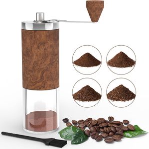 Vente d'usine - Moulin à café manuel portable de qualité supérieure en acier inoxydable avec meule en acier inoxydable - Product Image 1