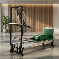 Tmax Reformer de Pilates à usage commercial avec demi-tourneuse, grande taille, Reformer Pilates demi-trapeze