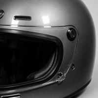 Casque de moto intégral rétro personnalisé avec logo OEM, en ABS, style vintage, homologué ECE, avec visière anti-buée pour Chopper