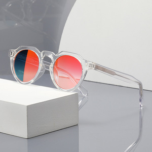Gafas <span class=keywords><strong>de</strong></span> Sol Redondas Vintage Finewell YSM8027 con Lentes <span class=keywords><strong>de</strong></span> Espejo UV400, Fabricante <span class=keywords><strong>de</strong></span> Logotipos Personalizados, Venta al por Mayor para Hombre y <span class=keywords><strong>Mujer</strong></span> - Product Image 1