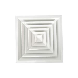 Diffuseur carré en alliage <span class=keywords><strong>d</strong></span>'aluminium personnalisé, <span class=keywords><strong>grille</strong></span> de ventilation de plafond, sortie <span class=keywords><strong>d</strong></span>'air centrale, climatisation, ventilation, anti-soufflage direct - Product Image 5