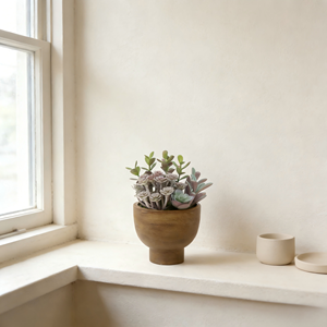 Planta Suculenta Artificial Decorativa con Hojas Multicapa en Degradado, que Agrega una Textura Voluminosa para Realzar la Decoración Cálida - Product Image 2