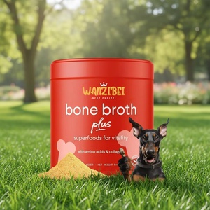 Brodo di ossa di manzo premium a marchio privato per integratori per <span class=keywords><strong>cani</strong></span>, per ossa forti, flessibilità articolare, comfort digestivo e supporto immunitario - Product Image 1
