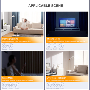 Modern Square American Motorised <strong>Curtain</strong> <strong>Motor</strong> and Track Electric Smart <strong>Curtain</strong> Poles Tracks Rail Aluminum Supplier - Product Image 5