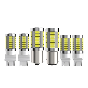 Feux LED pour voiture - Feu stop et clignotant, 33 SMD, 11 LED jaunes, 12-24V - Product Image 2